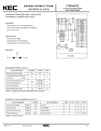 Datasheet U10A4CIC manufacturer KEC